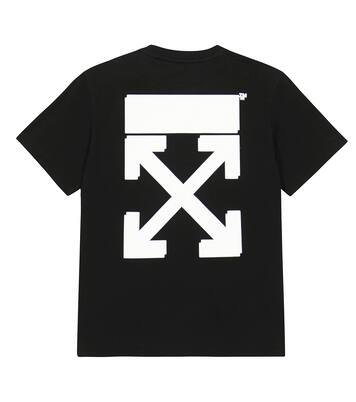 Logo cotton jersey T-shirt | Off-White Kids