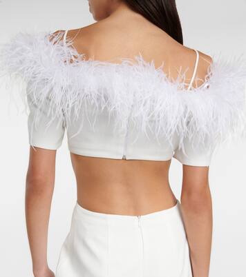 Robe longue à plumes | Rasario