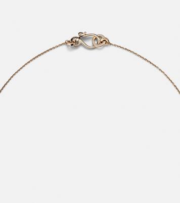 Rêve Simple 14kt gold necklace with diamonds and pearls | Sophie Bille Brahe