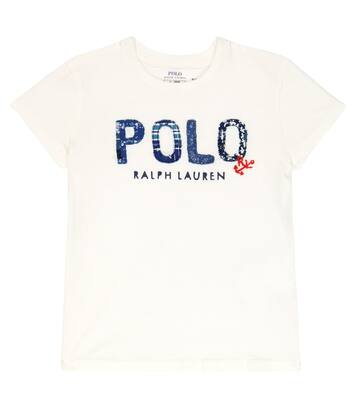 Logo cotton piqué T-shirt | Polo Ralph Lauren Kids