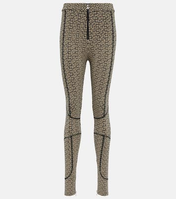 Bedruckte Leggings aus Strick | Balmain