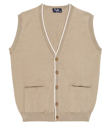 Cotton sweater vest | Il Gufo