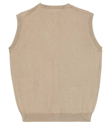 Cotton sweater vest | Il Gufo