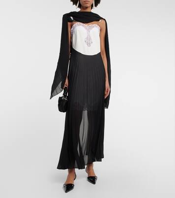 Midikleid Mrs Robinson mit Spitze | Christopher Kane