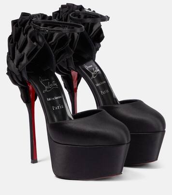 Maria Frou Alta satin platform pumps | Christian Louboutin