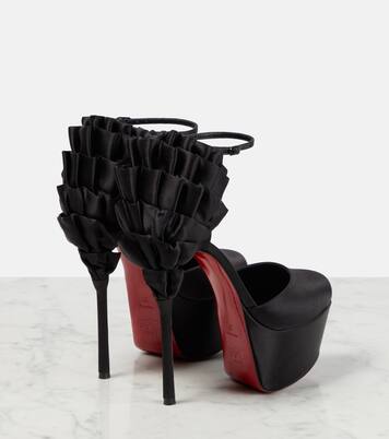 Maria Frou Alta satin platform pumps | Christian Louboutin