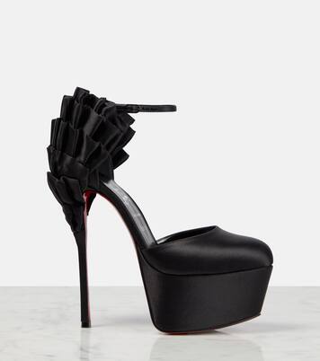 Maria Frou Alta satin platform pumps | Christian Louboutin