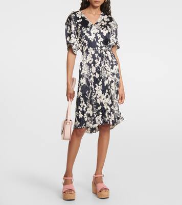 Wedge-Sandalen aus Veloursleder | Gianvito Rossi