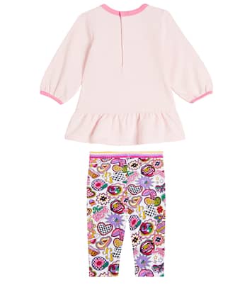 Baby cotton dress and leggings set | Marc Jacobs Kids