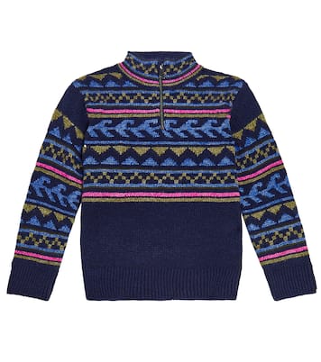 Intarsia half-zip sweater | Scotch & Soda Kids