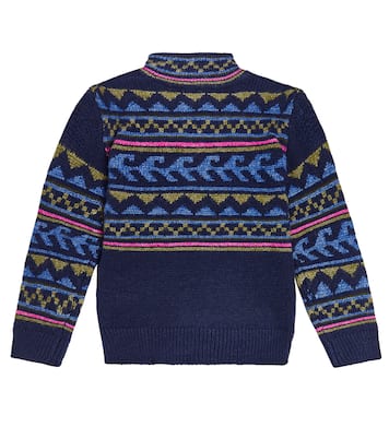 Intarsia half-zip sweater | Scotch & Soda Kids