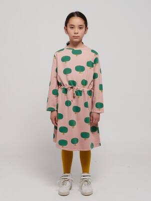 Printed cotton-blend dress | Bobo Choses