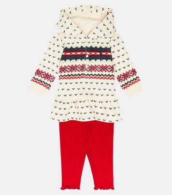 Baby cotton-blend hoodie and leggings set | Polo Ralph Lauren Kids