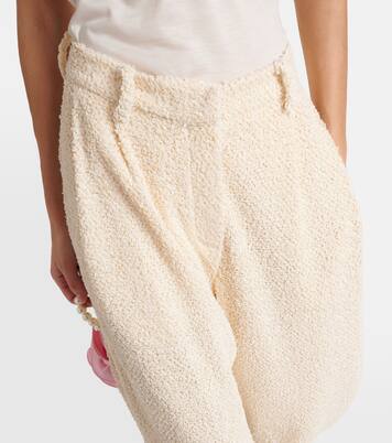 Pantaloni a gamba larga in bouclé | Magda Butrym