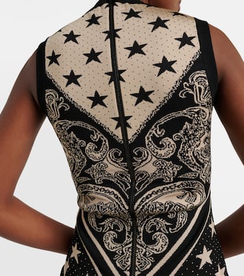 Intarsia knitted minidress | Balmain