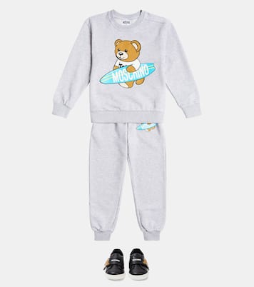 Teddy Bear leather sneakers | Moschino Kids