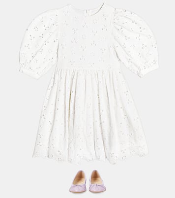 Abbott broderie anglaise cotton-blend dress | The New Society