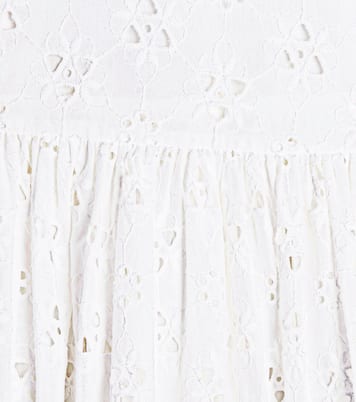 Abbott broderie anglaise cotton-blend dress | The New Society