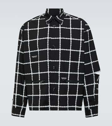 Printed wool-blend jacket | Undercover