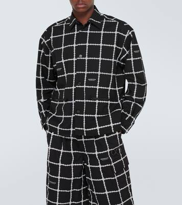 Printed wool-blend jacket | Undercover