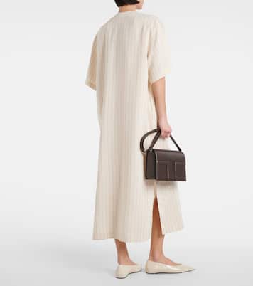 Abito chemisier midi a righe | Toteme