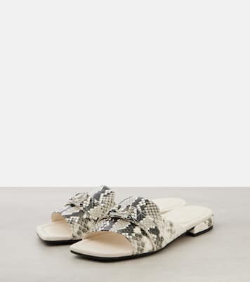 Pantoletten Nako aus Leder | Jimmy Choo