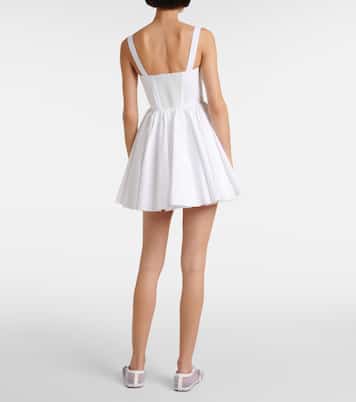 Minikleid aus Baumwollpopeline | Alaïa