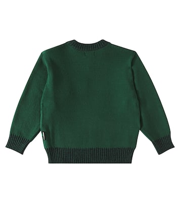 Bello intarsia cotton-blend sweater | Molo