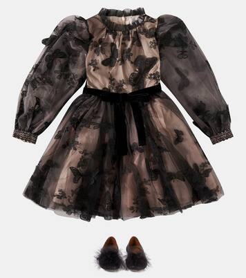 Robe en tulle à ornements | Petite Amalie  