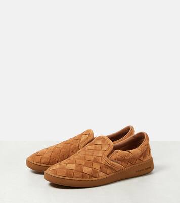 Zapatillas slip-on Sawyer de ante Intrecciato | Bottega Veneta