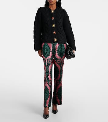 Cardigan Portrait aus Strick | La DoubleJ