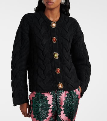 Cardigan Portrait aus Strick | La DoubleJ