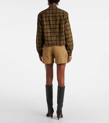 Telina plaid cropped cotton shirt | Marant Etoile
