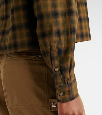 Telina plaid cropped cotton shirt | Marant Etoile