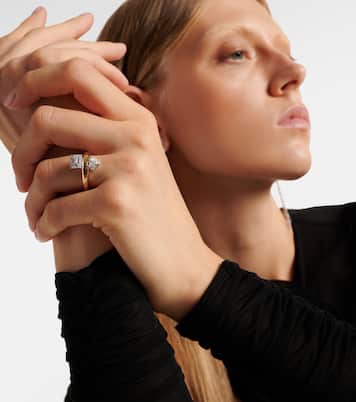 Anello Golden Strada in oro 18kt con diamanti | Yeprem