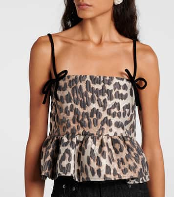 Top aus Jacquard | Ganni