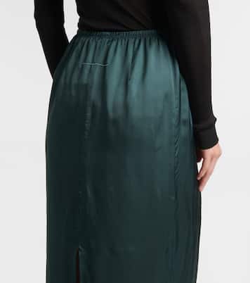Falda larga de satén | MM6 Maison Margiela