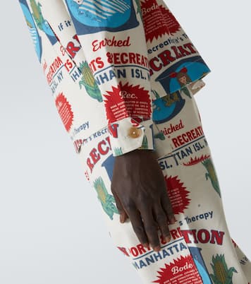 Veste Enrichment imprimée en coton | Bode