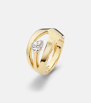 18kt gold ring with diamonds | Yeprem