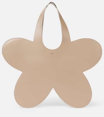 Flower leather tote bag | Coperni