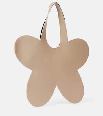 Flower leather tote bag | Coperni