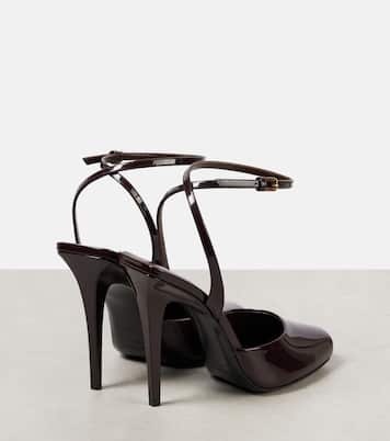 La Scandale 110 patent leather sandals | Saint Laurent
