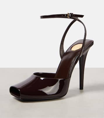 La Scandale 110 patent leather sandals | Saint Laurent