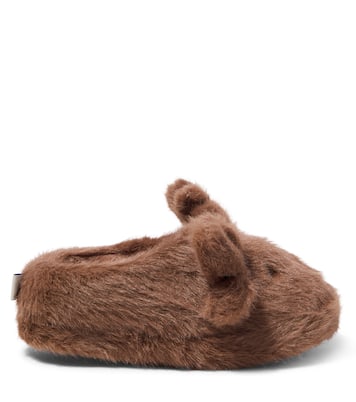 Aviaja Reindeer faux fur slippers | Liewood