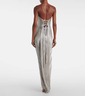 Robe longue Jasleen en soie | Maria Lucia Hohan