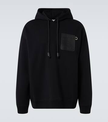 Sweat-shirt à capuche Anagram en coton | Loewe
