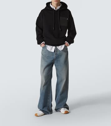 Sweat-shirt à capuche Anagram en coton | Loewe