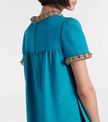 Verziertes Minikleid aus Crepe Couture | Valentino