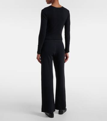 Weite Hose aus Baumwoll-Jersey | Leset