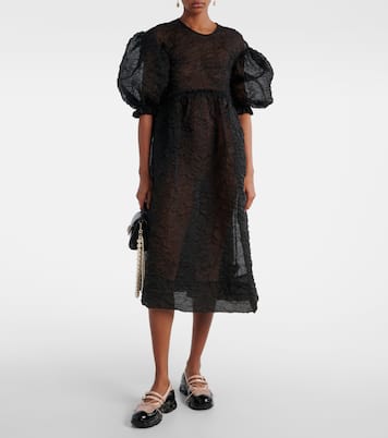 Tracker leather-trimmed Mary Jane flats | Simone Rocha